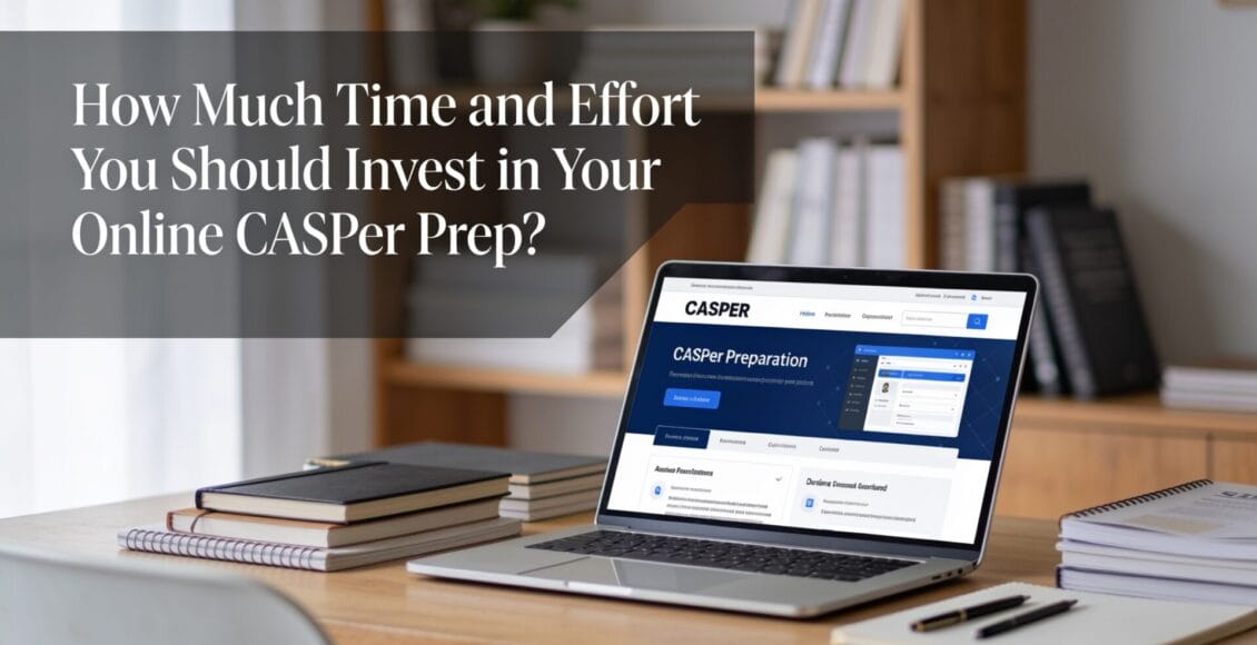 How Much Time and Effort You Should Invest in Your Online CASPer Prep